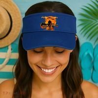 Alien And Bigfoot Sasquatch Moon Halloween Visor thumb 2