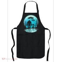 Alien And Bigfoot Moon Apron thumb 0