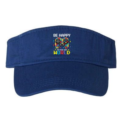 Autism Awareness Be Happy In Your Own World Gamer Visor