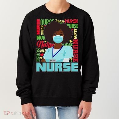 African American Black Nurse Women's Sweatshirt