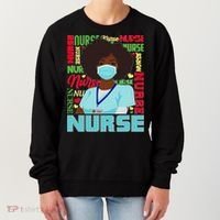 African American Black Nurse Women's Sweatshirt thumb 0