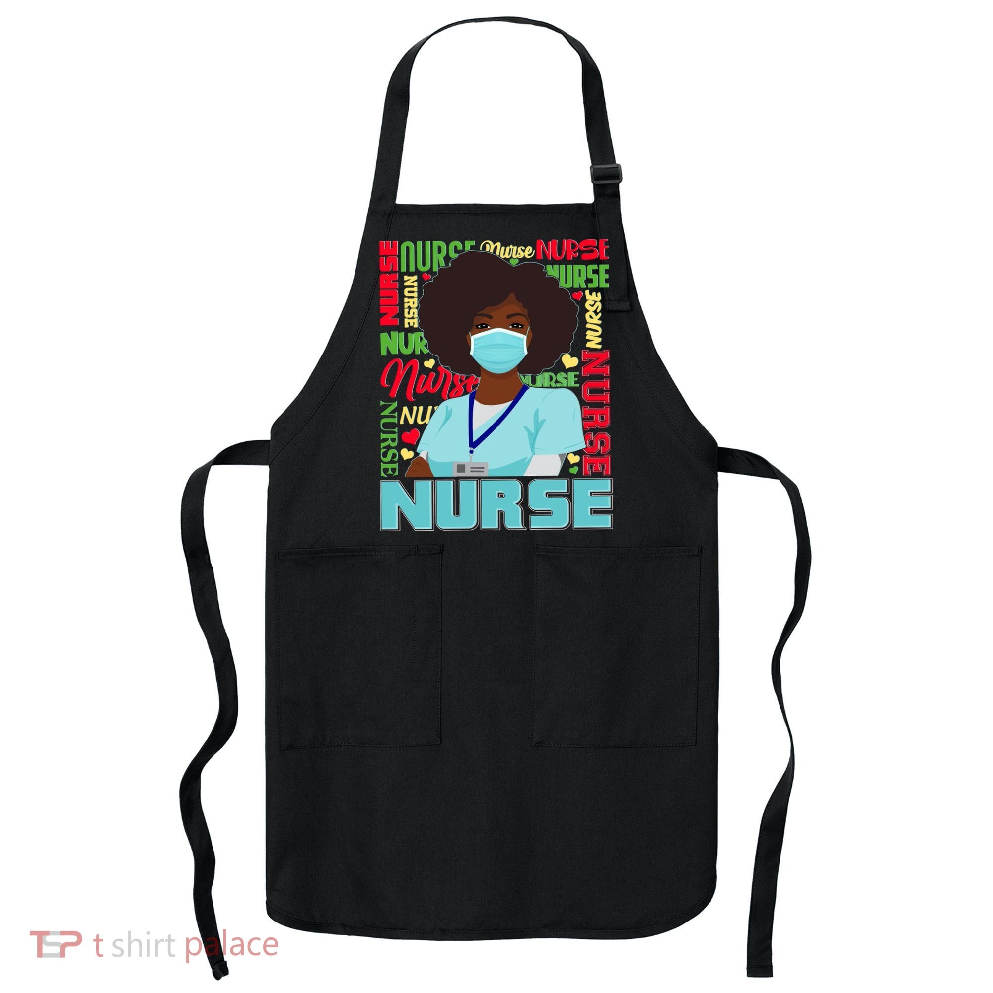 African American Black Nurse Apron