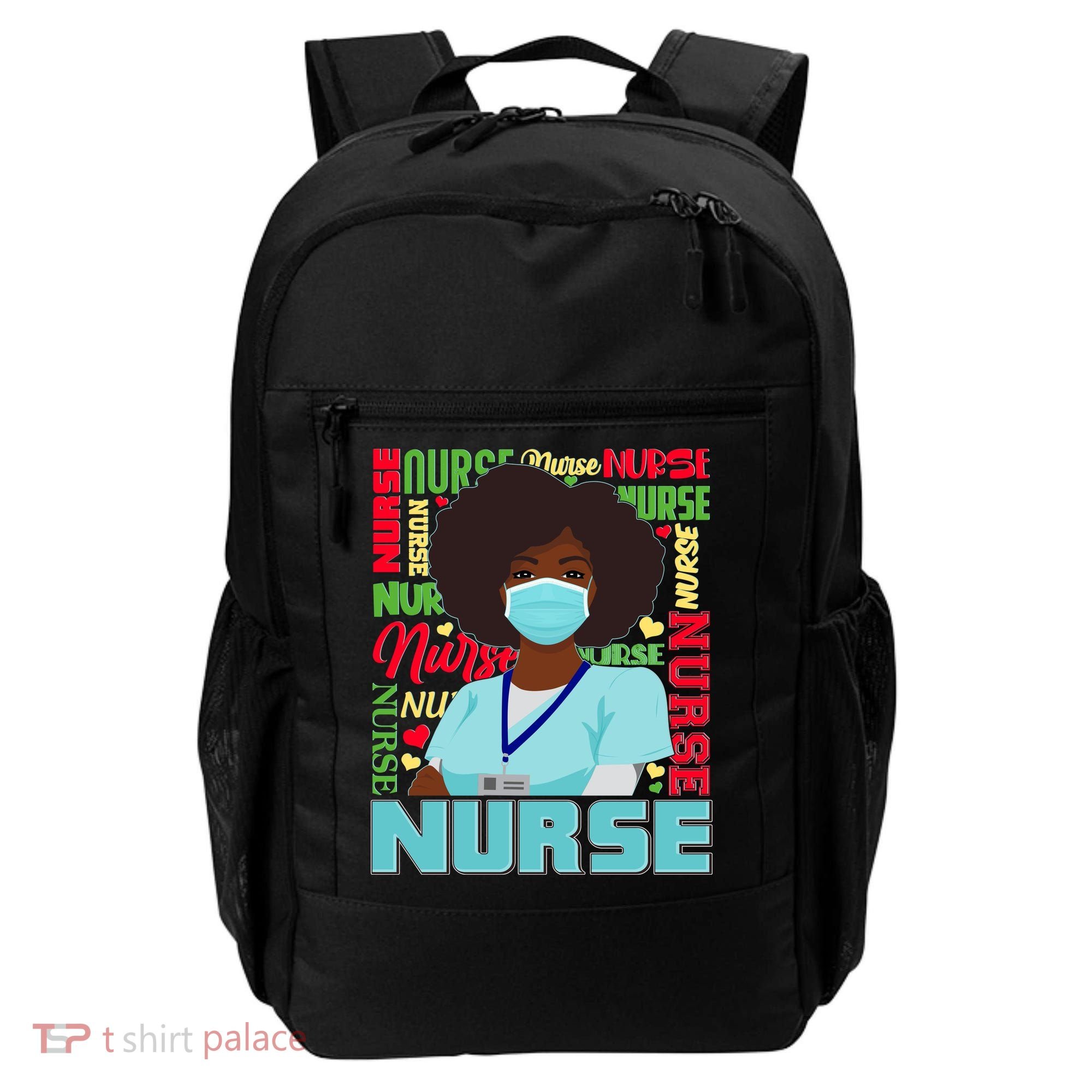 African American Black Nurse Backpack