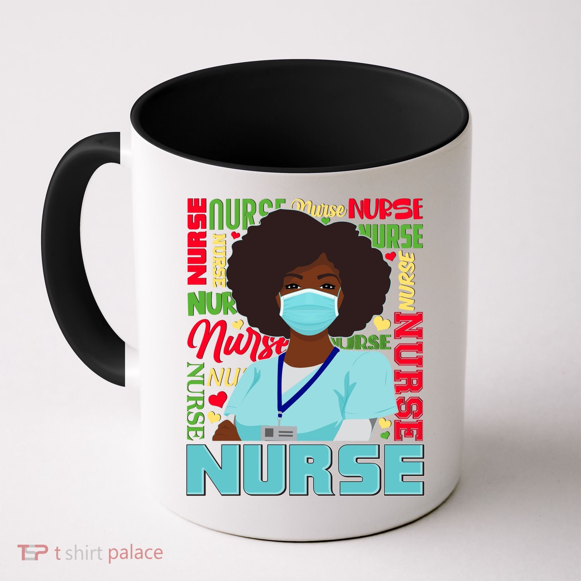 African American Black Nurse Coffee Mug
