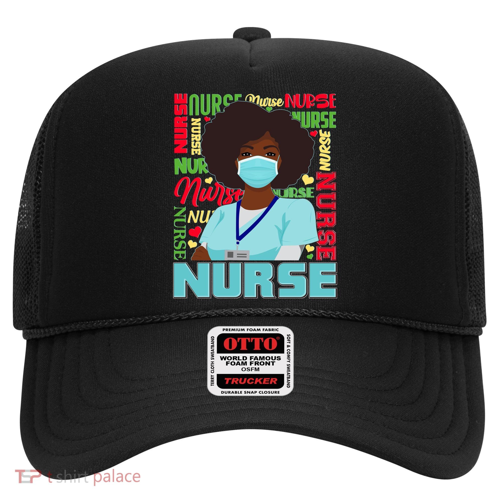 African American Black Nurse Hat
