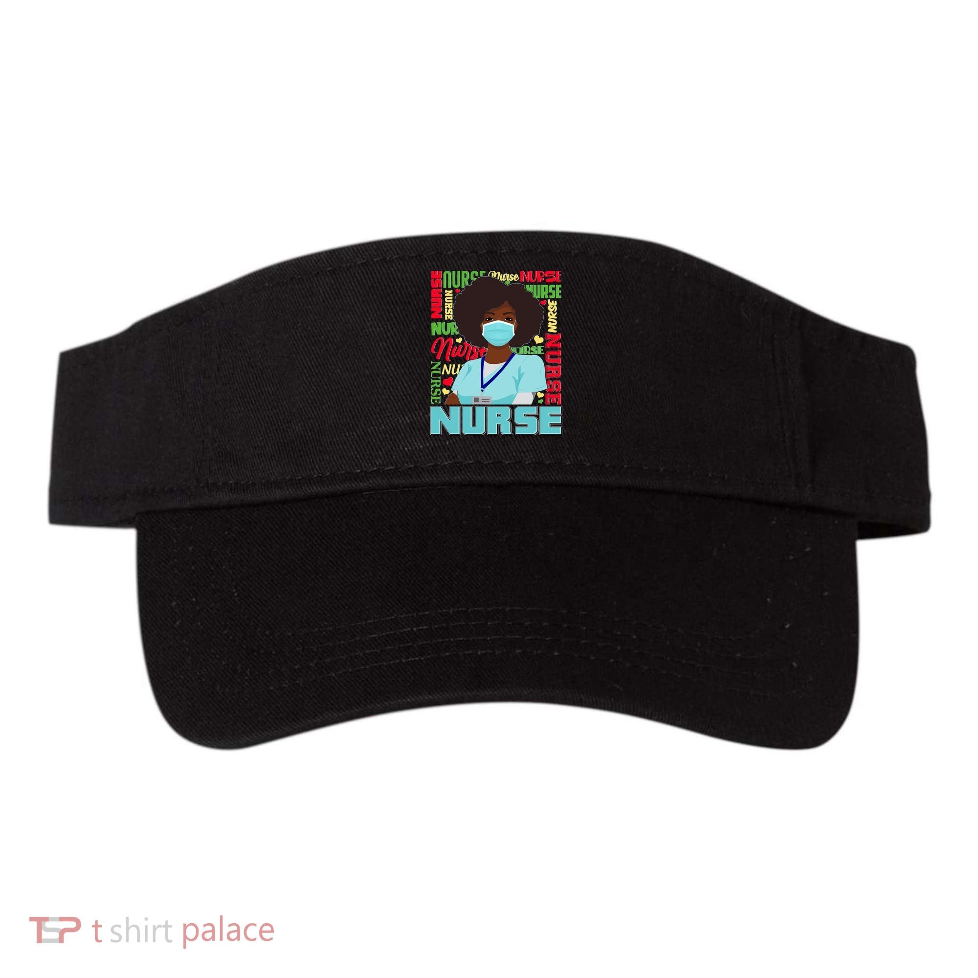 African American Black Nurse Visor