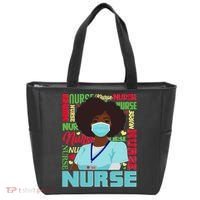 African American Black Nurse Tote Bag thumb 0
