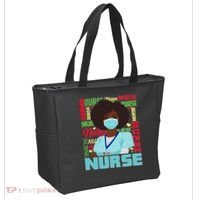 African American Black Nurse Tote Bag thumb 2