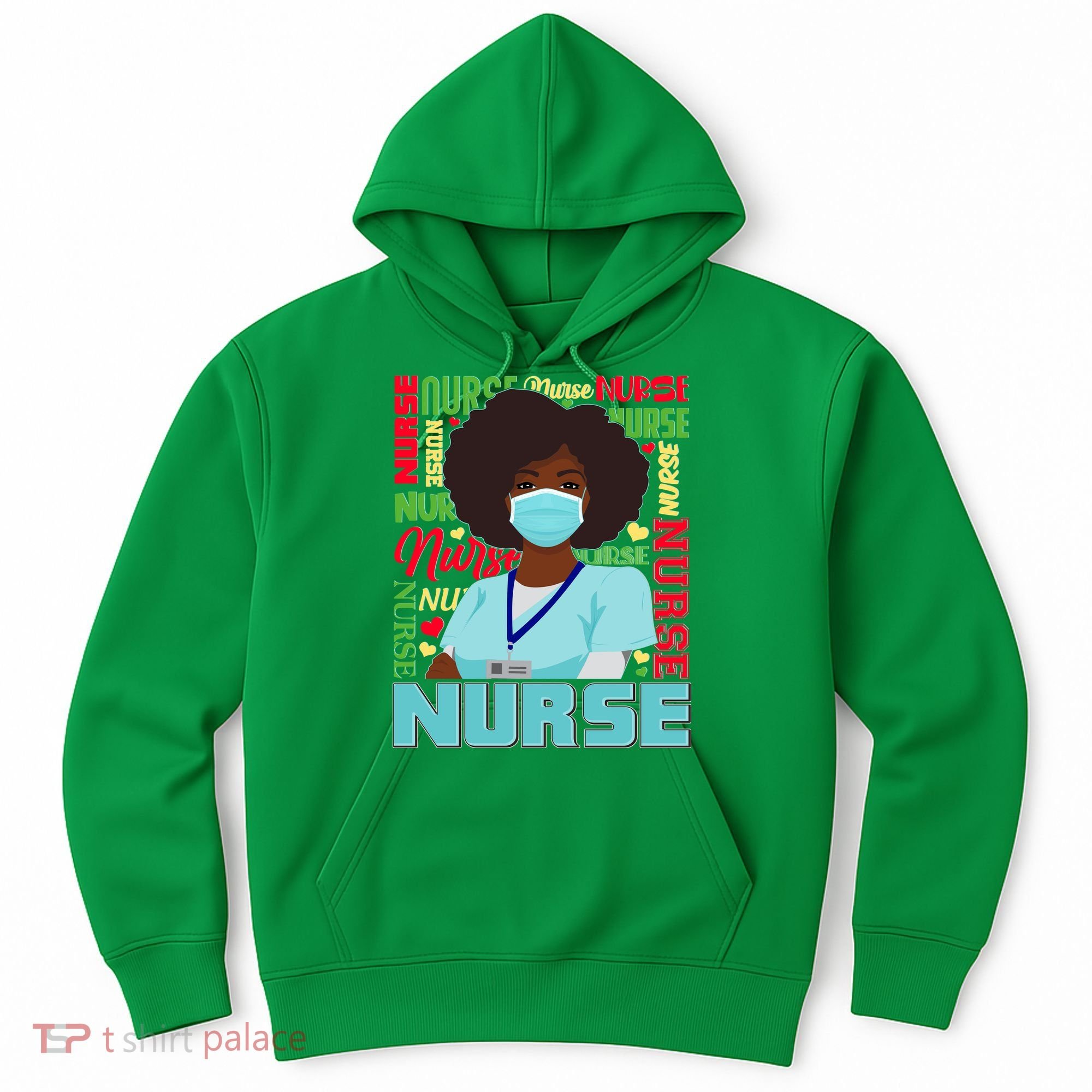 African American Black Nurse Hoodie