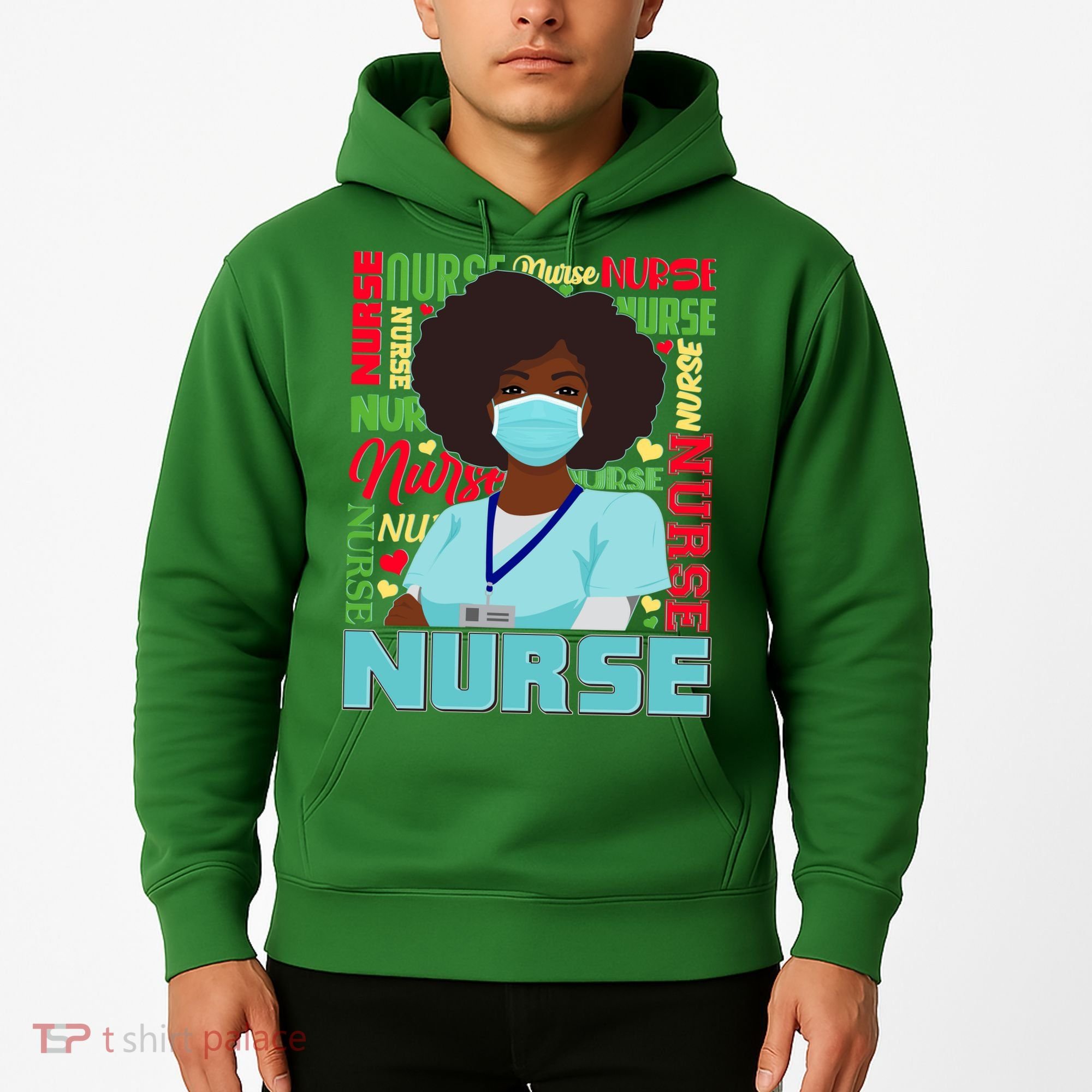 African American Black Nurse Hoodie