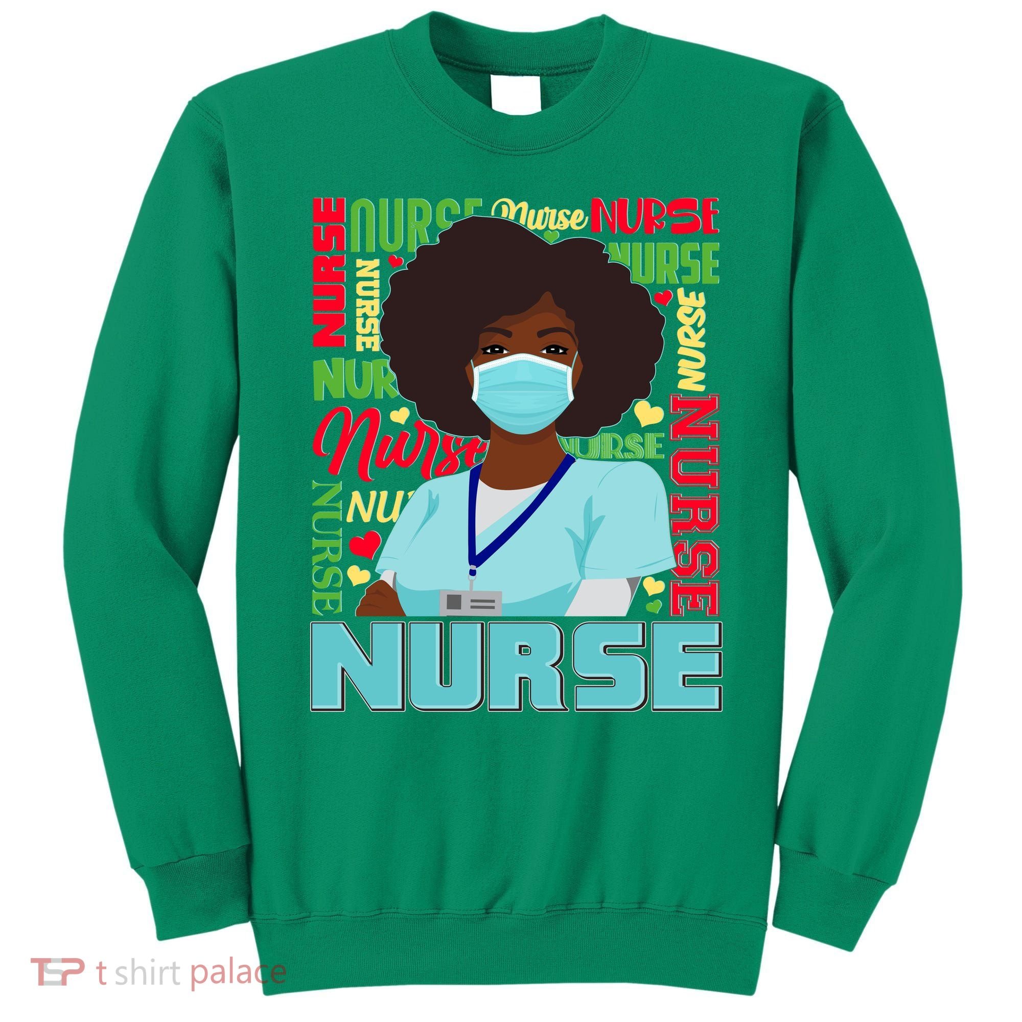 African American Black Nurse Sweatshirt