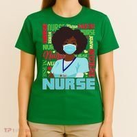 African American Black Nurse T-Shirt thumb 4