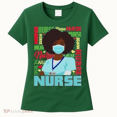 African American Black Nurse Women's T-Shirt