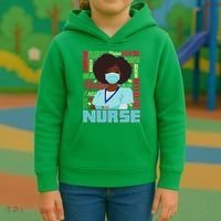 African American Black Nurse Kids Hoodie thumb 3