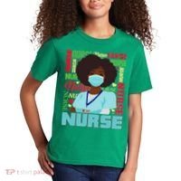 African American Black Nurse Kids T-Shirt thumb 2
