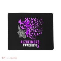 AlzheimerS Awareness Butterflies Purple Ribbon Mousepad thumb 0