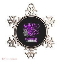 AlzheimerS Awareness Butterflies Purple Ribbon Ornament thumb 0
