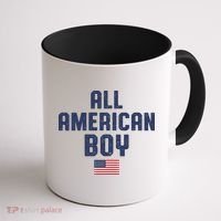 All American Boy USA Flag Coffee Mug thumb 1