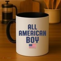 All American Boy USA Flag Coffee Mug thumb 4