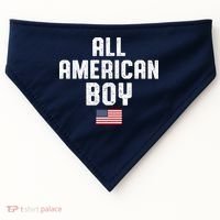 All American Boy USA Flag USA-Made Doggie Bandana thumb 0