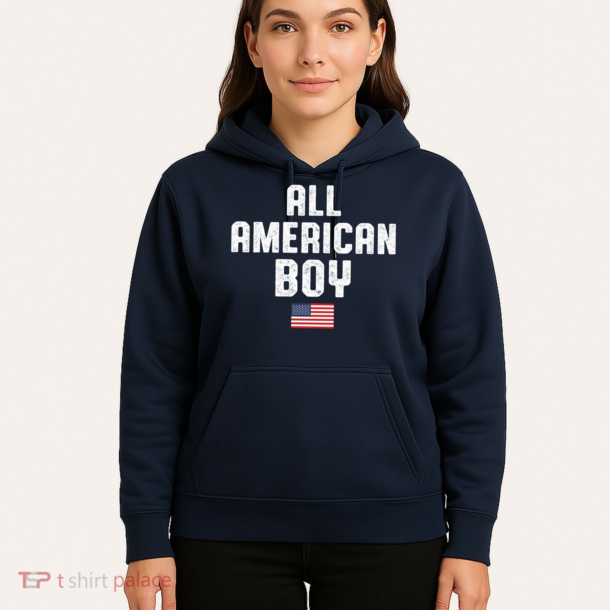 All American Boy USA Flag Hoodie