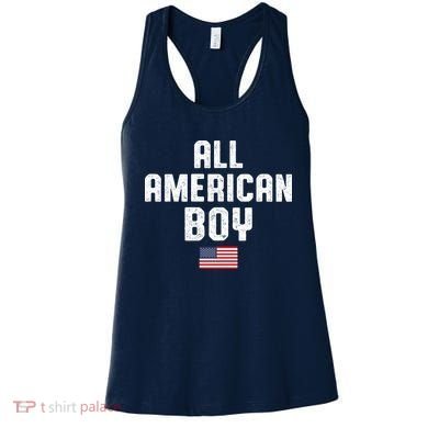 All American Boy USA Flag Women's Tank Top