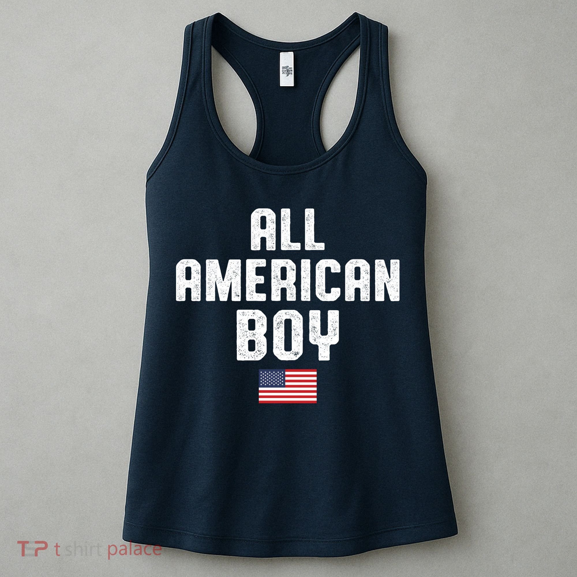 All American Boy USA Flag Women's Tank Top