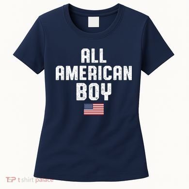 All American Boy USA Flag Women's T-Shirt