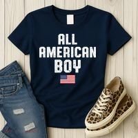 All American Boy USA Flag Women's T-Shirt thumb 3