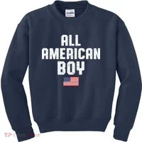 All American Boy USA Flag Kids Sweatshirt thumb 0