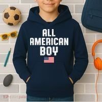 All American Boy USA Flag Kids Hoodie thumb 2