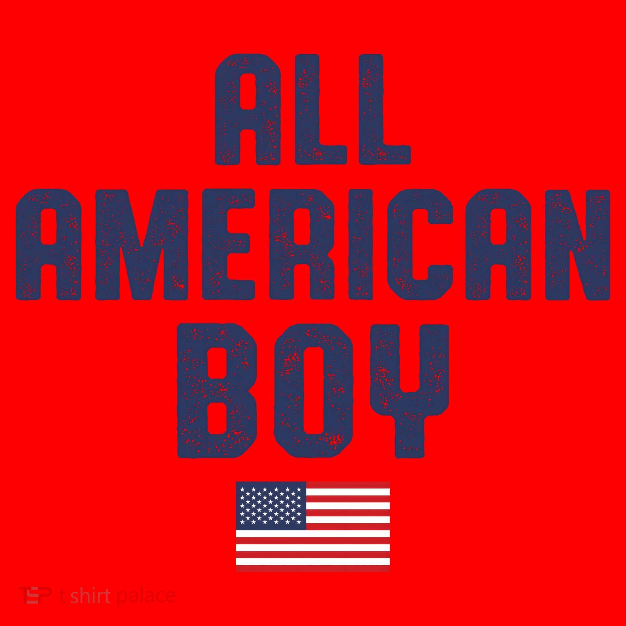 All American Boy USA Flag Santa Hat