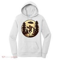 Alien And Bigfoot UFO Bigfoot Alien Women's Hoodie thumb 0