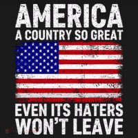 America A Country So Great Even Its Haters WonT Leave Ornament thumb 1