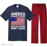 America A Country So Great Even Its Haters WonT Leave Pajama Set thumb 0