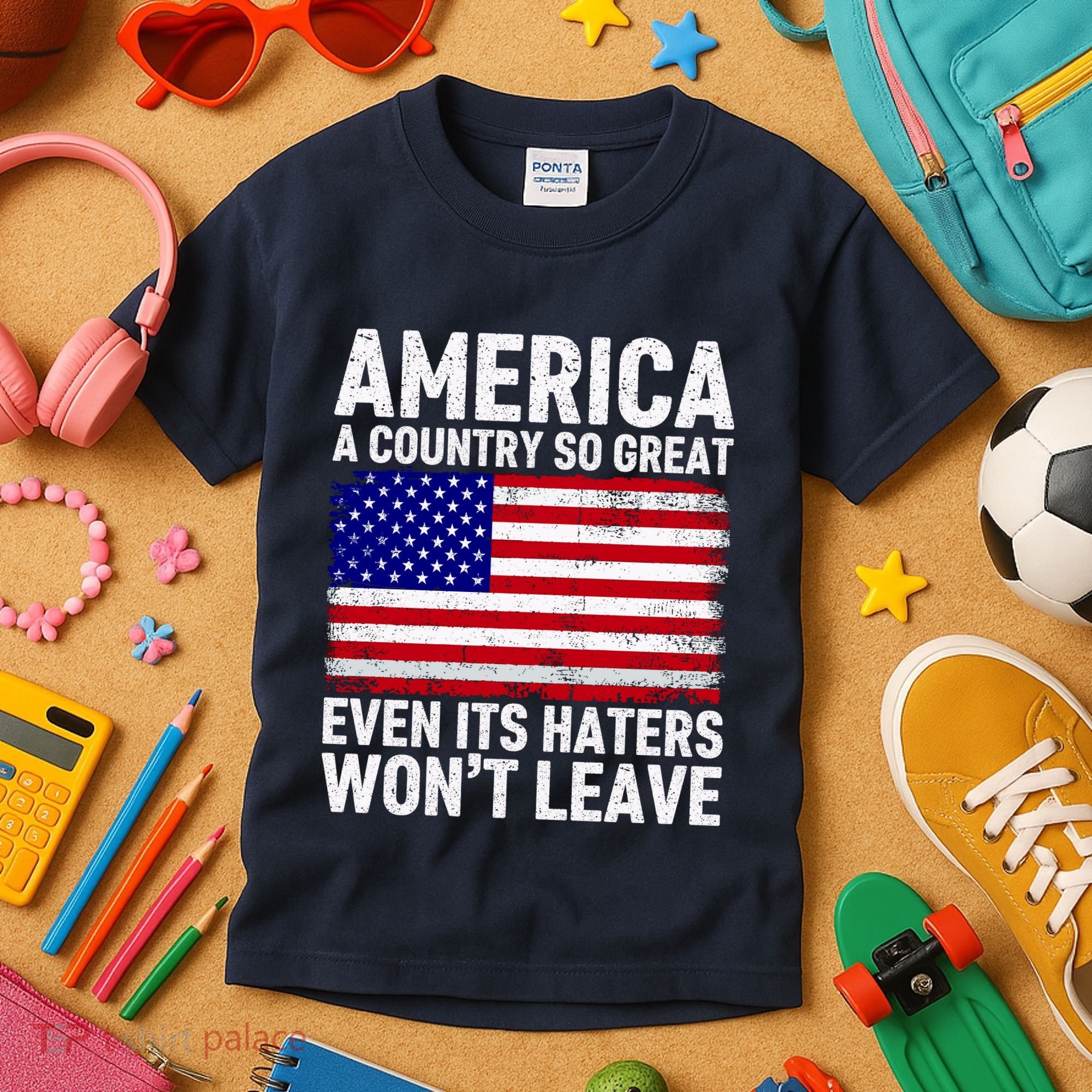 America A Country So Great Even Its Haters WonT Leave Kids T-Shirt