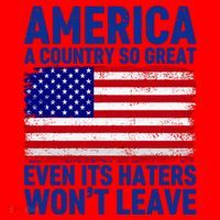 America A Country So Great Even Its Haters WonT Leave Santa Hat thumb 1