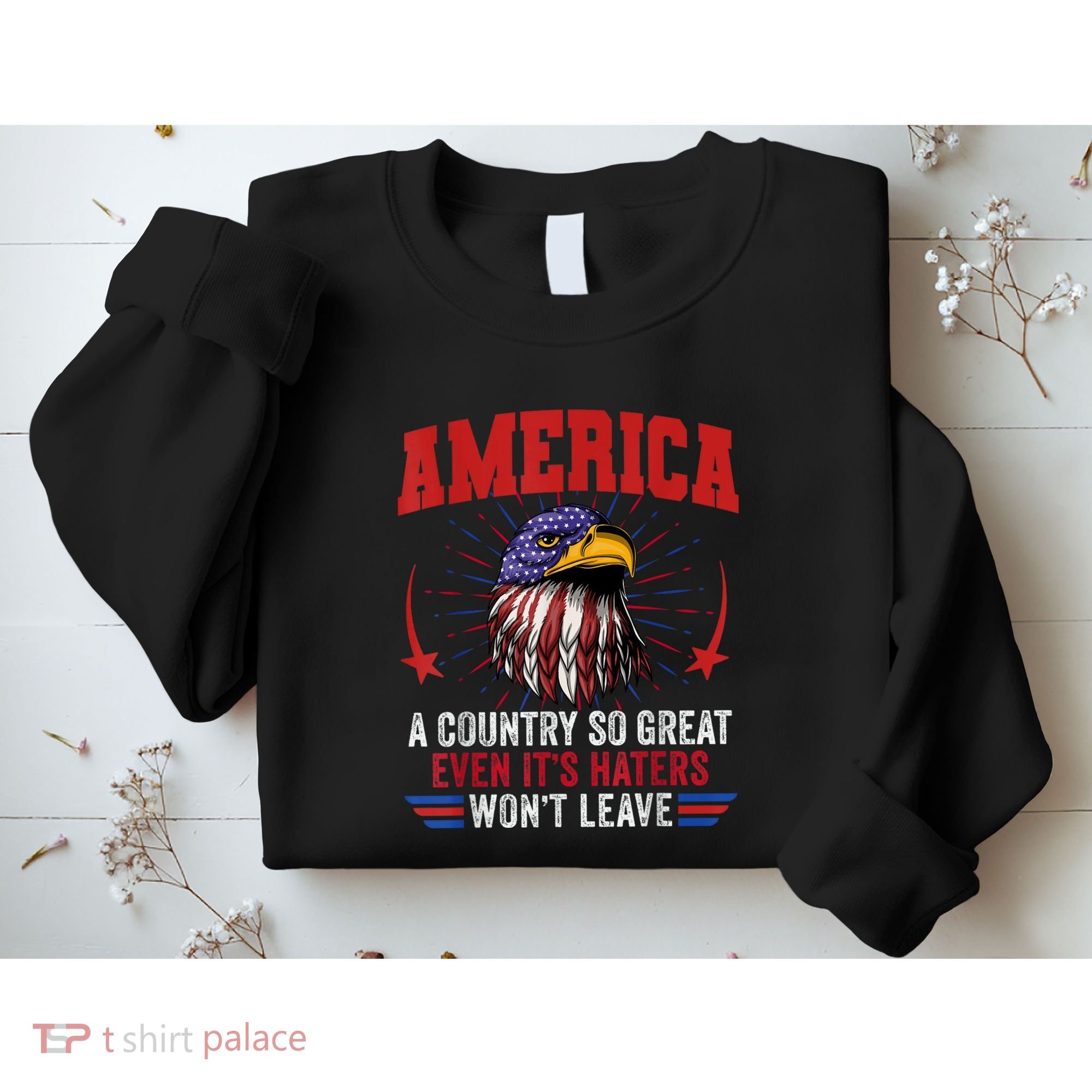 America A Country So Great Even Its Haters Wont Leave Sweatshirt