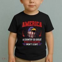 America A Country So Great Even Its Haters Wont Leave Toddler T-Shirt thumb 2