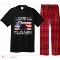 America A Country So Great Even Its Haters Wont Leave Pajama Set thumb 0
