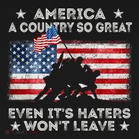 America A Country So Great Even Its Haters Wont Leave Mousepad thumb 1