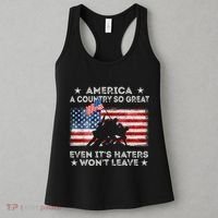 America A Country So Great Even Its Haters Wont Leave Women's Tank Top thumb 3