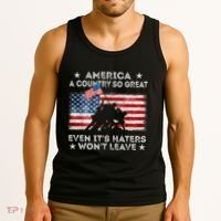 America A Country So Great Even Its Haters Wont Leave Tank Top thumb 3