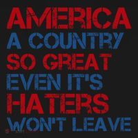 America A Country So Great Even Its Haters Wont Leave Women's Hoodie thumb 2