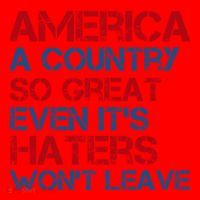 America A Country So Great Even Its Haters Wont Leave Santa Hat thumb 1