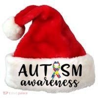 Autism Awareness Cute Autism Awareness Gift Santa Hat thumb 0