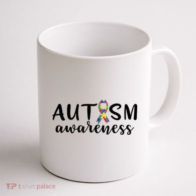 Autism Awareness Cute Autism Awareness Gift Coffee Mug back