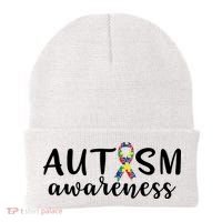 Autism Awareness Cute Autism Awareness Gift Beanie thumb 0