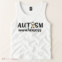 Autism Awareness Cute Autism Awareness Gift Tank Top thumb 2