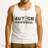 Autism Awareness Cute Autism Awareness Gift Tank Top thumb 3